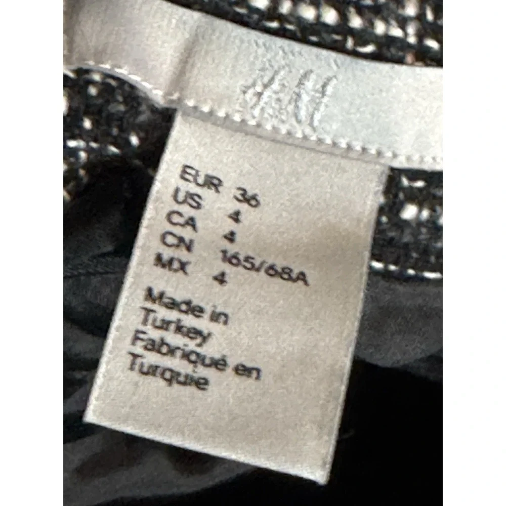 H&M black white